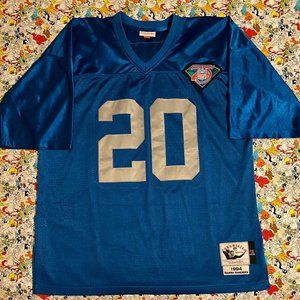Throwback Mitchell & Ness Barry Sanders Jersey